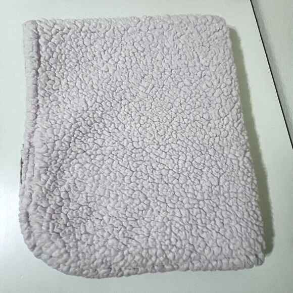 Blankets & Beyond Pink Gray Elephant Security Blanket Lovey Sherpa Back Lovie - Picture 14 of 14